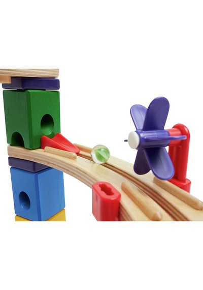 Marble Dolambaçlı Yol Quadrilla Ahşap Tasarım Oyunu