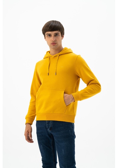 AR-MA Arma Erkek Kanguru Cepli Kapüşonlu Sweatshirt K24254928801 Sarı