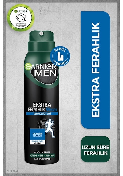 Garnier Men Ekstra Ferahlık Sprey Deodorant