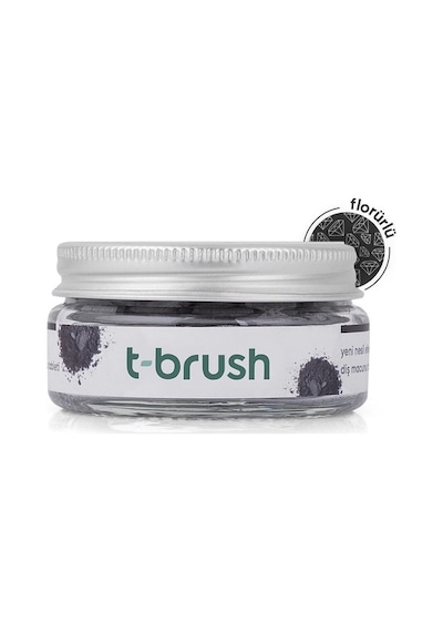 T-Brush Activated Charcoal Florürlü Diş Macunu 90 Tablet