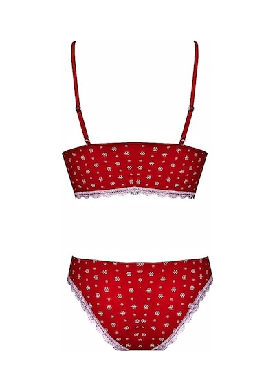 Deep Secret Yılbaşı Koton Kırmızı Puanlı Bralet Takım Ds200583brt 001