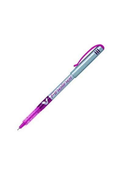 Pilot V-fineliner Fibre Tip 0.5 Mm Mor 12'li Kutu Çok Renkli