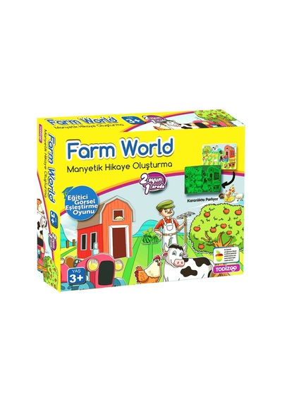 Todizoo Farm World Manyetik Oyuncaklar Hikaye Oluşturma