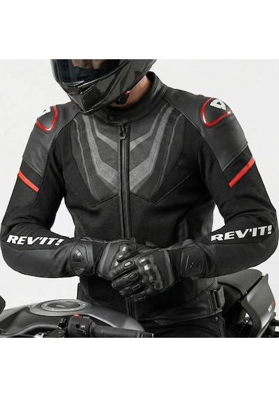Revit Revıt Rsr5 Yazlık Deri Eldiven Siyah