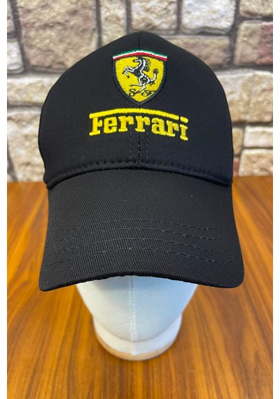 Hamze Ferrari Nakışlı Unisex Beyzbol Cap Şapka Siyah