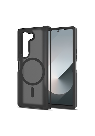 Teleplus Samsung Galaxy Uyumlu Z Fold 6 Kılıf M-safe Şarj Özellikli Kamera Korumalı Lunex Kapak