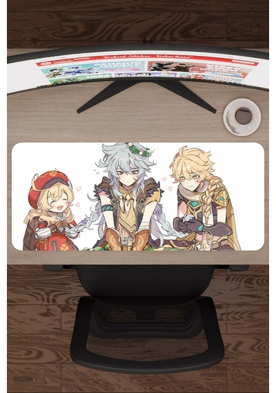 Razor Genshin Impact Anime Oyuncu V5 - 70x30 Xl Gaming Mouse Pad Fare Altlığı