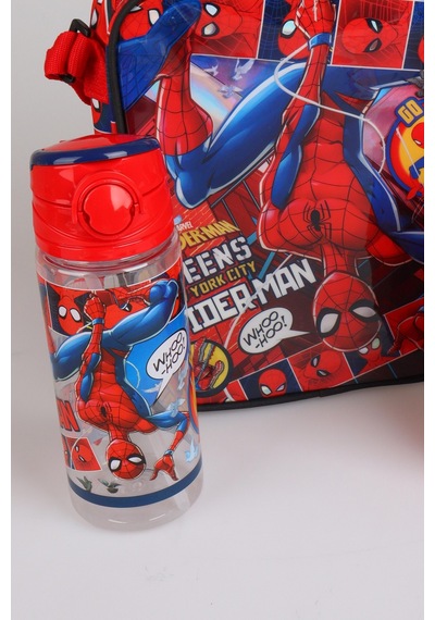 X Dekomus Lisanslı Spiderman Meanwhile Collection Beslenme Çantası,beslenme Kabı,matara Seti 165-Koyu Yeşil