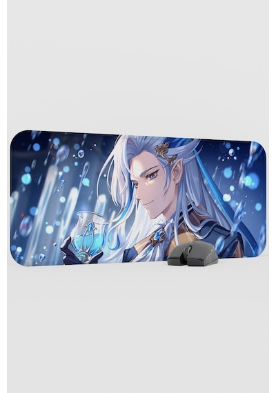 Neuvillette Genshin Impact Anime Gacha V3 - 70x30 Xl Gaming Mouse Pad Fare Altlığı