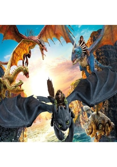100 Parça Ejderha Temalı Puzzle