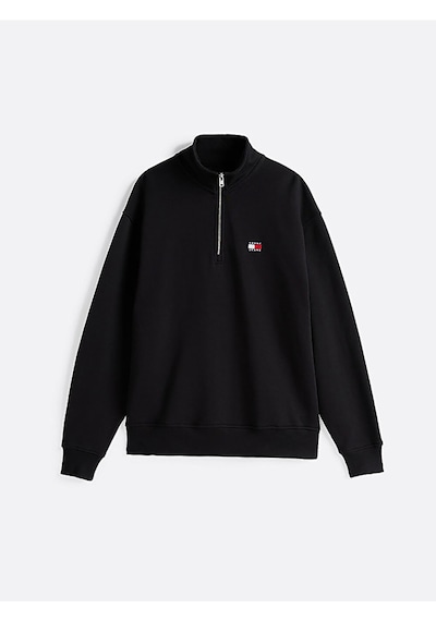 Tommy Hilfiger Tommy Hılfıger Erkek Sweatshırt Dm0dm20641-bds Siyah