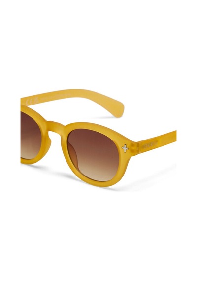 Okkia Milano Unisex Güneş Gözlüğü Sarı / Lens: Kahverengi Gradyan Sarı