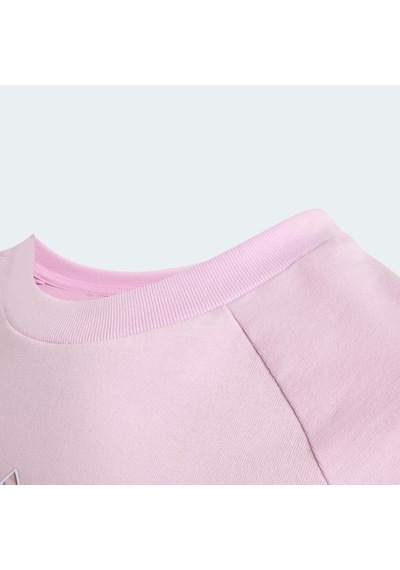 Adidas Graphic Trefoil Loose Çocuk Pembe Tişört Kr9124