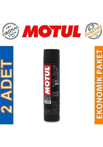 Motul C1 Chain Clean 400 Ml Zincir Temizleme Spreyi 2 Adet