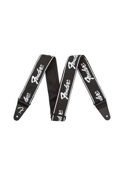 Fender Running Logo Siyah/beyaz Logo Gitar Askısı