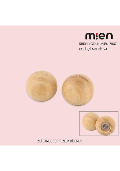 Mien 2 Li Bambu Top Tuzluk Biberlik Mıen-7b07