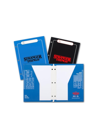 Trapper Keeper Binder, Stranger Things, 1 İnç Bağlayıcı 2 Klasör Ve Ekstra Cep İçerir, Neon 261138g-25