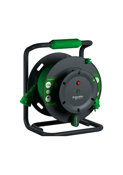 Schneider Thorsman Uzatmalı Kablo Makarası IP44 HO7 VVF 3G2.5 25MT Kablo Topraksız - IMT33153