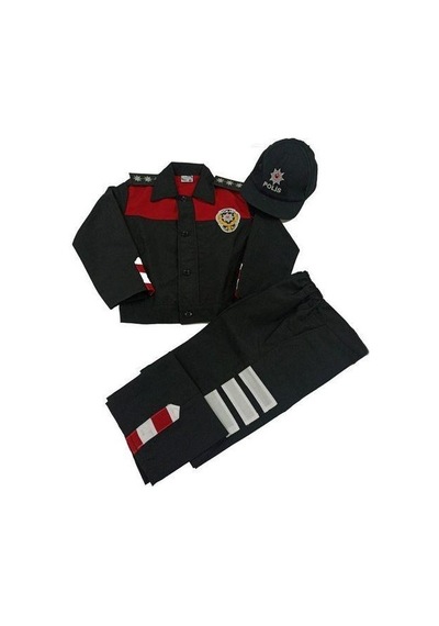 Premium Özel Tasarım Hayal Dünyası Eğlenceli Giysi Kız&erkek Çocuk Polis Kıyafeti Yeni Model