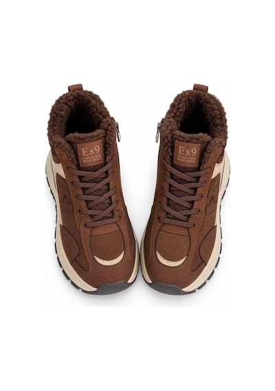 Muggo Nortex Kürklü Fermuarlı Kalın Taban Bağcıklı Kışlık Kadın Sneaker Bot Kahverengi Muggo Nortex Kürklü Fermuarlı Kalın Taban Bağcıklı Kışlık Kadın Sneaker Bot Kahverengi