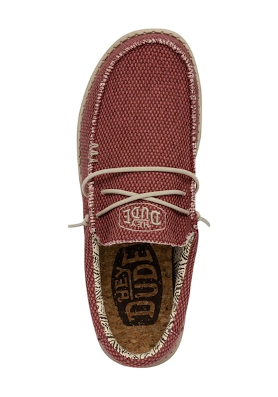Crocs Hey Dude Wally Braided Erkek Ayakkabı Kırmızı