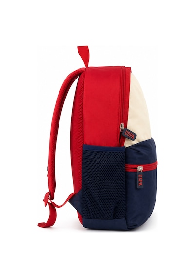 U.s. Polo Assn. Unisex Sırt Ve Okul Çantası Plcan26114 Lacivert Kırmızı Krem