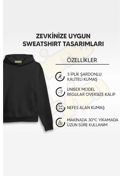 One Piece Shanks Kapşonlu Sweatshirt