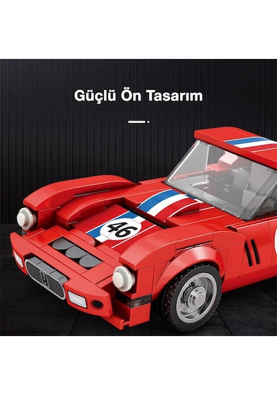 Reobrix Creator 813 Ferrari 250 Gto Spor Araba Yaratıcı Yapı Blok Seti Building Blocks - 320 Parça