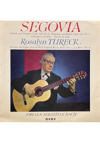 Segovia Rosalyn Tureck Play Bach Classic Lp Plak