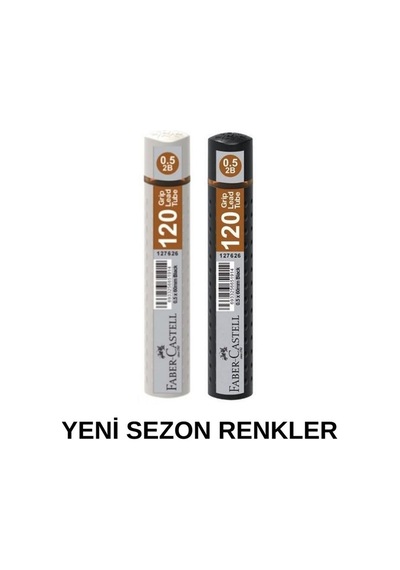 120'li Tüp Uç 0.5 Yeni Renkler 2 Adet