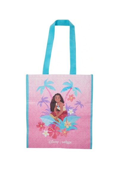 Smiggle Moana Desenli Alışveriş Çantası Pembe