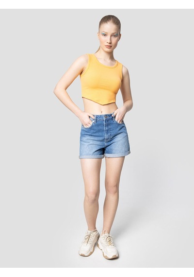 Loft Crop Kadın Atlet Mango