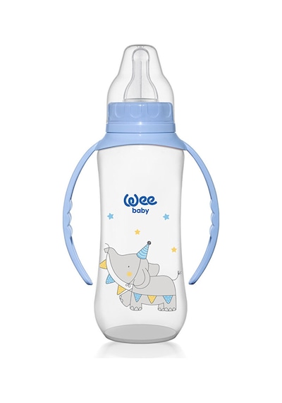 745 Wee Baby Kulplu Pp Biberon 270ml Mavi 2 Adet