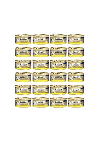 Gold Tavuklu Kıyılmış Kedi Konserve Maması, 85 G X 24 Adet