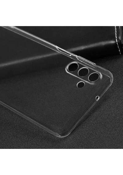 Samsung Uyumlu Galaxy A13 5G Kılıf Şeffaf Silikon Hibrit Case Renksiz