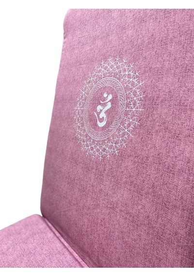 Remege Mandala Baskılı Backjack Meditasyon Sandalyesi Fuşya Dalgalı Fyd2 Fuşya