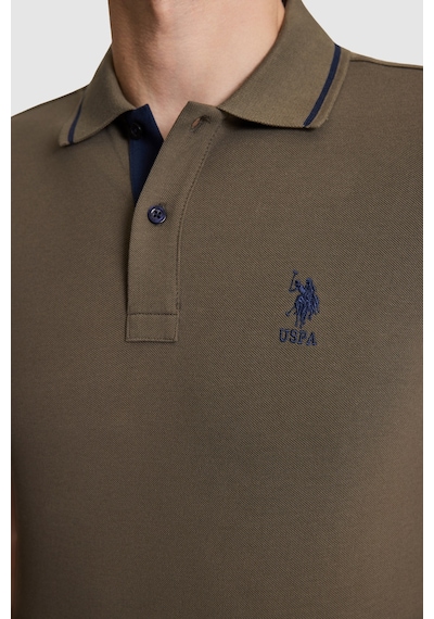 U.S. Polo Assn. U.s. Polo Assn. Erkek Koyu Haki Tişört Basic 50326975-vr111