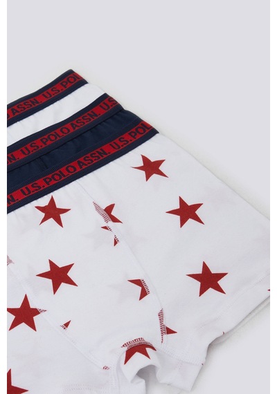 U.s. Polo Assn. Erkek Çocuk Beyaz Boxer 5274-32001 Beyaz