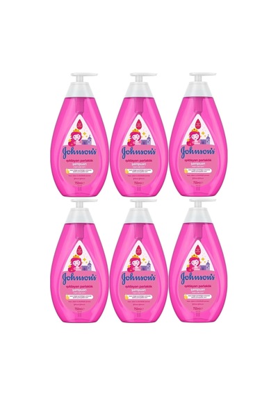 Johnsons Baby Bebek Şampuanı 750ml Işıldayan Parlaklık 6 Lı Set
