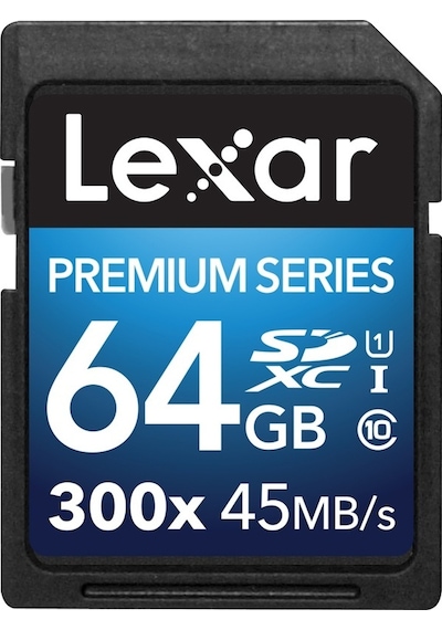 Lexar Premium Series 64Gb Uhs-I 300X Sdxc Class 10