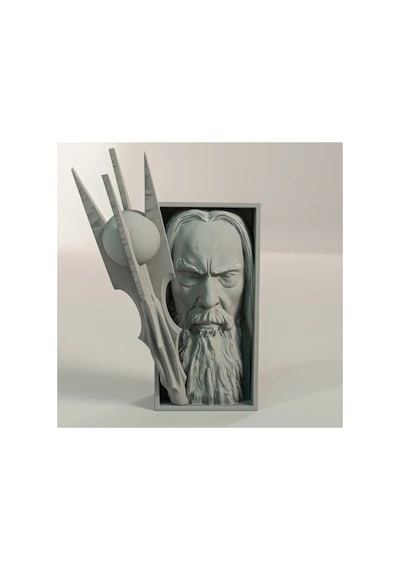 Lord Of The Rings Saruman Book Nook Kitap Arası Dekor