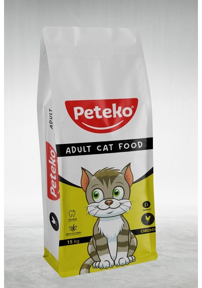 Peteko Yetişkin Tavuklu Kedi Maması 15 Kg