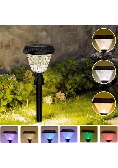 Forlife 50 Watt Solar Dekoratif Çim Saplamalı Bahçe Armatürü Fl-3324