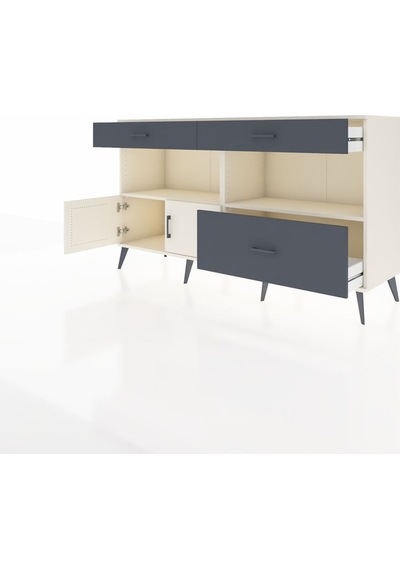 Hyperion Konsol 2 Raflı 3 Çekmeceli 2 Kapaklı 176x44x99 Aytaşı-ay Aytaşı-aytaşı/antrasit Hyperion Konsol 2 Raflı 3 Çekmeceli 2 Kapaklı 176x44x99 Aytaşı-ay Aytaşı-aytaşı/antrasit