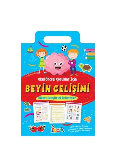 Beyin Gelişimi - Dikkat Geliştirici Aktiviteler - Okul Öncesi Çocuklar için- Bıcırık Yayınları