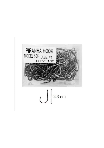 Piranha 506 Çapraz Delikli İğne No:1 100 Lü Paket