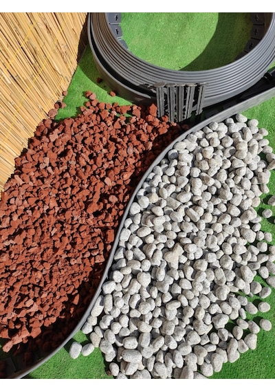 Çim Ayırıcı 5 Metre Çim Sınırlayıcı Taş Toprak Ayıracı Çim Bariyeri