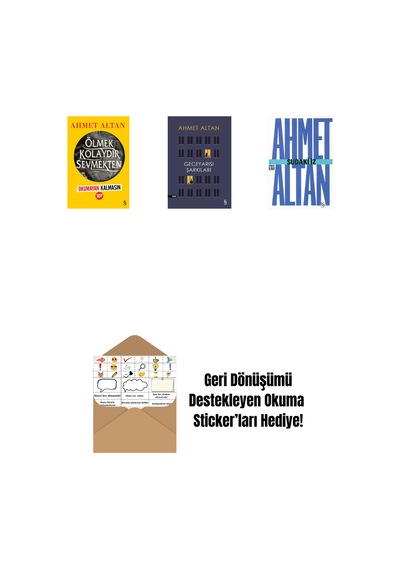 Ölmek Kolaydır Sevmekten Okumayan Kalmasın + Geceyarısı Şarkıları + Sudaki İz Cep Boy + Okuma Sticker'ları