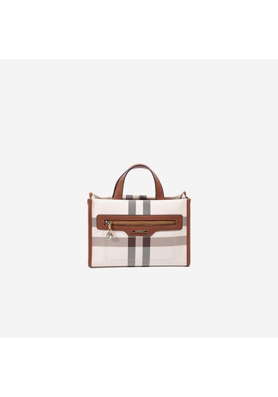 Kadın Silver & Polo Sp1271-mk48 Sılver Polo El Çantası Krem-taba Krem  -  Taba