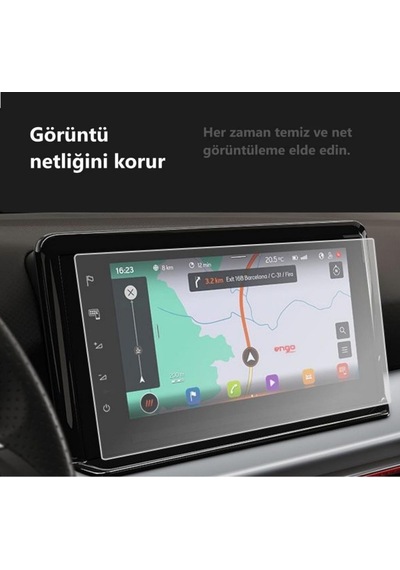 Seat Tarraco 9.2 İnç Fr Mat Ekran Koruyucu Multimedya Şeffaf